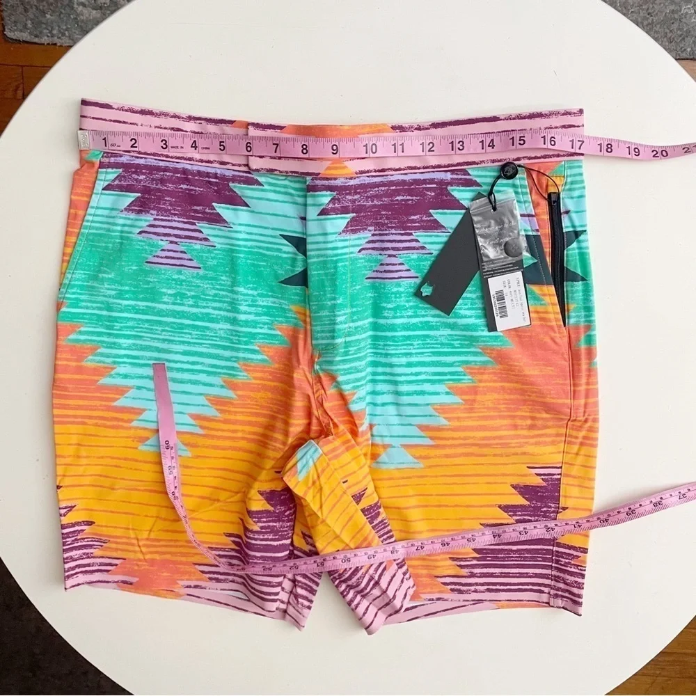 Greyson Clothiers Mens Flash Superior Swim Hybrid Short Multi Color Size 34 New